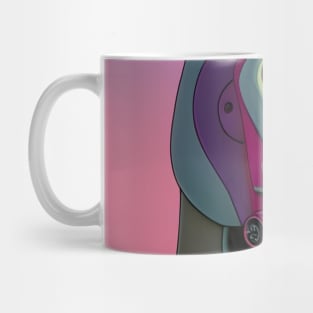 Weird-faced robot Mug